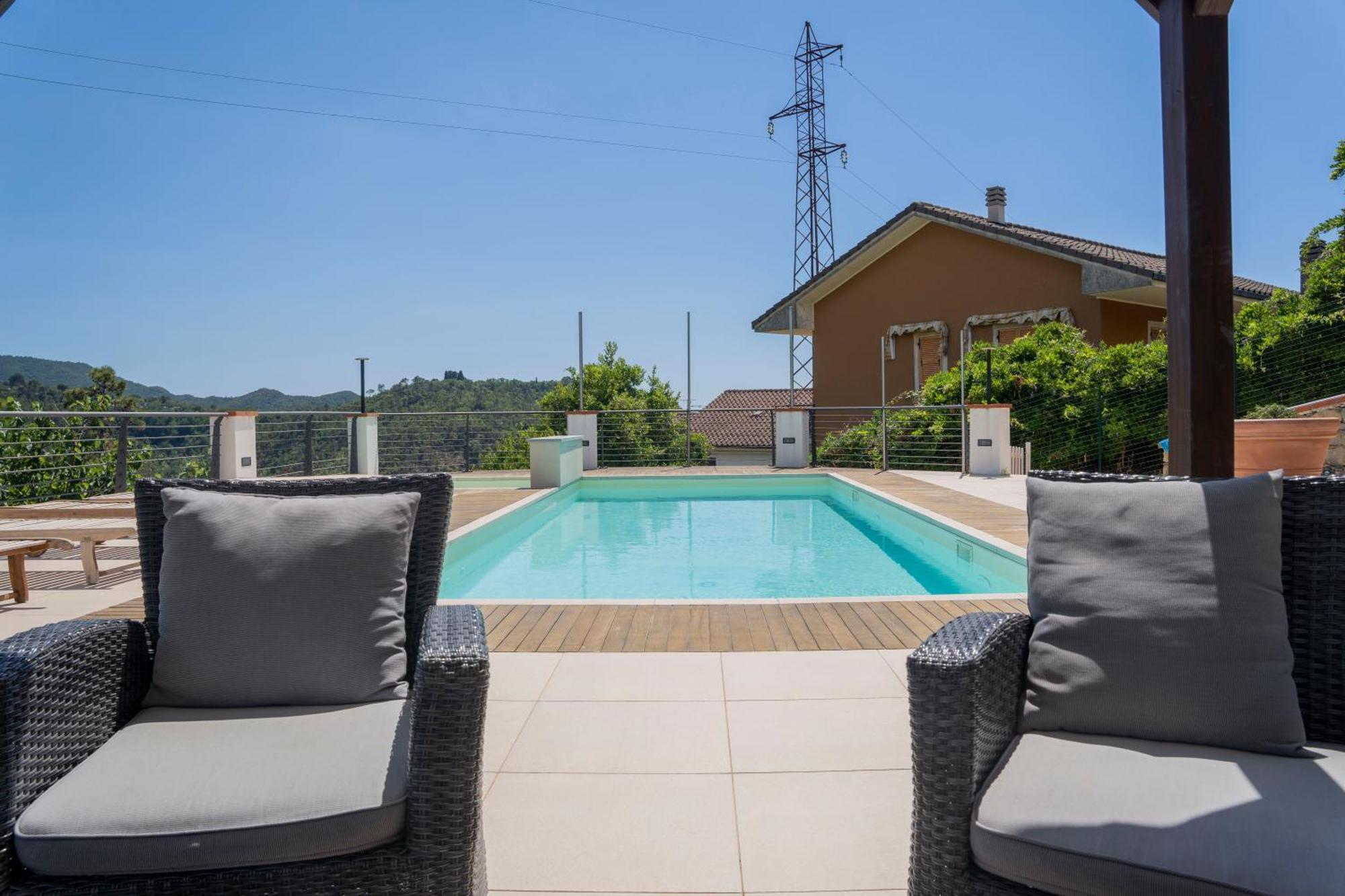 066 - Villa Letizia, Elegante 3 Piscina E Natura, 10 Minuti Da Mare E Spiaggie Casarza Ligure Exterior foto