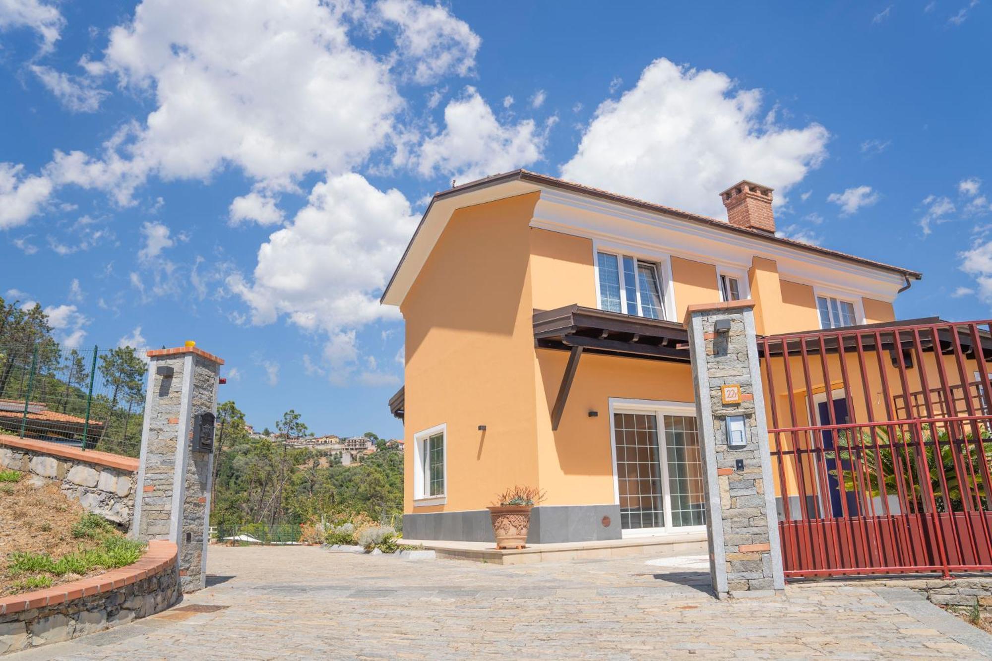 066 - Villa Letizia, Elegante 3 Piscina E Natura, 10 Minuti Da Mare E Spiaggie Casarza Ligure Exterior foto